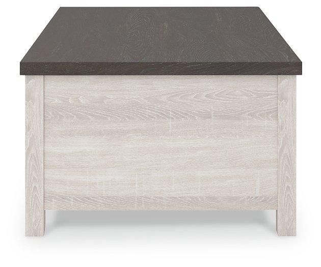 Dorrinson Coffee Table with Lift Top - Premium Cocktail Table Lift from Ashley Furniture - Just $280.92! Shop now at Furniture Wholesale Plus  We are the best furniture store in Nashville, Hendersonville, Goodlettsville, Madison, Antioch, Mount Juliet, Lebanon, Gallatin, Springfield, Murfreesboro, Franklin, Brentwood