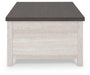 Dorrinson Coffee Table with Lift Top - Premium Cocktail Table Lift from Ashley Furniture - Just $280.92! Shop now at Furniture Wholesale Plus  We are the best furniture store in Nashville, Hendersonville, Goodlettsville, Madison, Antioch, Mount Juliet, Lebanon, Gallatin, Springfield, Murfreesboro, Franklin, Brentwood