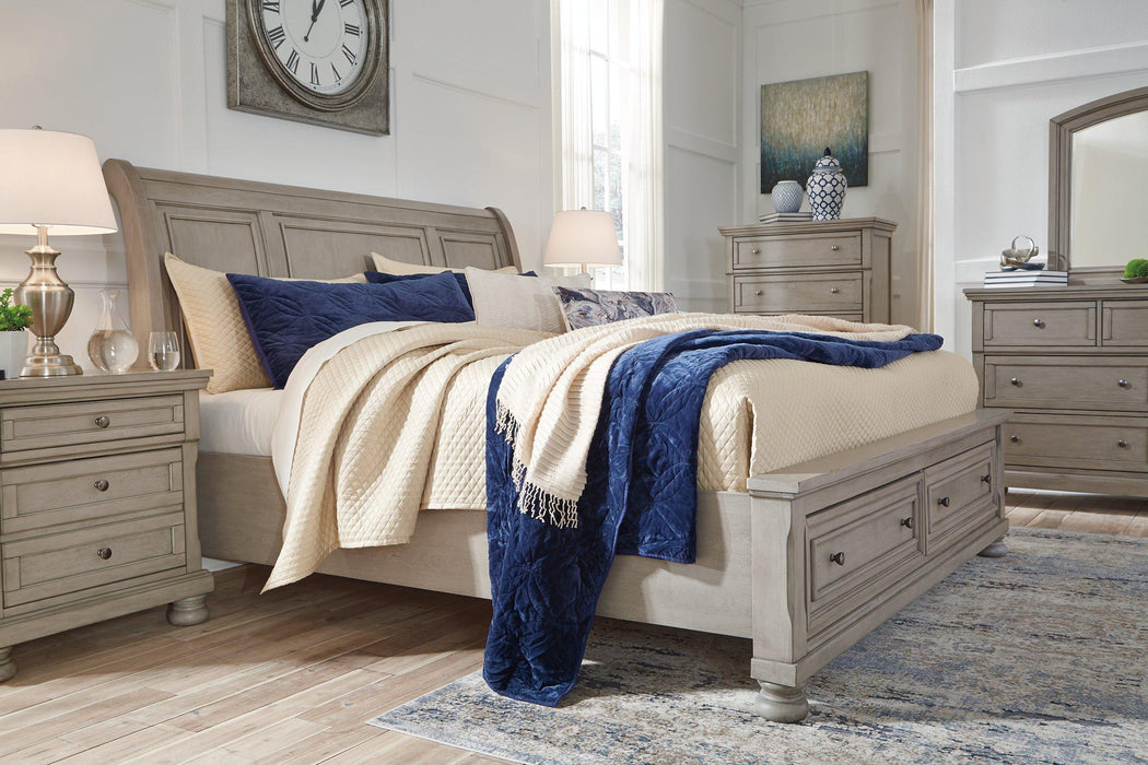 Lettner Bed with 2 Storage Drawers - Premium Bed from Ashley Furniture - Just $1013.61! Shop now at Furniture Wholesale Plus  We are the best furniture store in Nashville, Hendersonville, Goodlettsville, Madison, Antioch, Mount Juliet, Lebanon, Gallatin, Springfield, Murfreesboro, Franklin, Brentwood