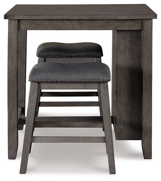 Caitbrook Counter Height Dining Table and Bar Stools (Set of 3) - Premium Counter Height Table from Ashley Furniture - Just $414.29! Shop now at Furniture Wholesale Plus  We are the best furniture store in Nashville, Hendersonville, Goodlettsville, Madison, Antioch, Mount Juliet, Lebanon, Gallatin, Springfield, Murfreesboro, Franklin, Brentwood