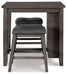 Caitbrook Counter Height Dining Table and Bar Stools (Set of 3) - Premium Counter Height Table from Ashley Furniture - Just $414.29! Shop now at Furniture Wholesale Plus  We are the best furniture store in Nashville, Hendersonville, Goodlettsville, Madison, Antioch, Mount Juliet, Lebanon, Gallatin, Springfield, Murfreesboro, Franklin, Brentwood