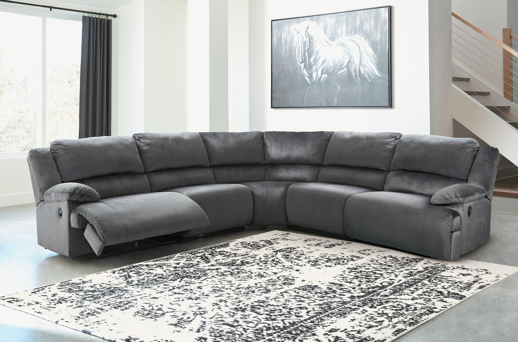 Clonmel Reclining Sectional - Premium Sectional from Ashley Furniture - Just $1904.99! Shop now at Furniture Wholesale Plus  We are the best furniture store in Nashville, Hendersonville, Goodlettsville, Madison, Antioch, Mount Juliet, Lebanon, Gallatin, Springfield, Murfreesboro, Franklin, Brentwood