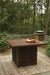 Paradise Trail Bar Table with Fire Pit - Premium Outdoor Pub Table w/FP from Ashley Furniture - Just $1255.98! Shop now at Furniture Wholesale Plus  We are the best furniture store in Nashville, Hendersonville, Goodlettsville, Madison, Antioch, Mount Juliet, Lebanon, Gallatin, Springfield, Murfreesboro, Franklin, Brentwood