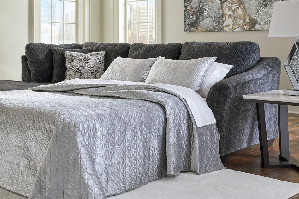 Biddeford 2-Piece Sleeper Sectional with Chaise - Premium Sectional from Ashley Furniture - Just $1315.95! Shop now at Furniture Wholesale Plus  We are the best furniture store in Nashville, Hendersonville, Goodlettsville, Madison, Antioch, Mount Juliet, Lebanon, Gallatin, Springfield, Murfreesboro, Franklin, Brentwood