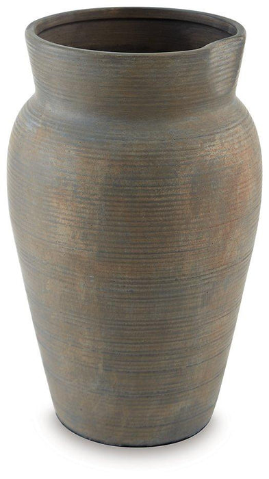 Brickmen Vase - Premium Vase from Ashley Furniture - Just $32! Shop now at Furniture Wholesale Plus  We are the best furniture store in Nashville, Hendersonville, Goodlettsville, Madison, Antioch, Mount Juliet, Lebanon, Gallatin, Springfield, Murfreesboro, Franklin, Brentwood