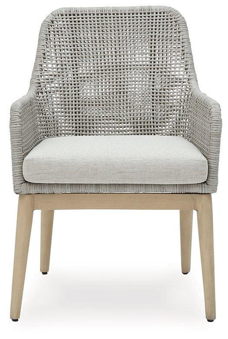 Seton Creek Outdoor Dining Arm Chair (Set of 2) - Premium Outdoor Dining Chair from Ashley Furniture - Just $559.09! Shop now at Furniture Wholesale Plus  We are the best furniture store in Nashville, Hendersonville, Goodlettsville, Madison, Antioch, Mount Juliet, Lebanon, Gallatin, Springfield, Murfreesboro, Franklin, Brentwood