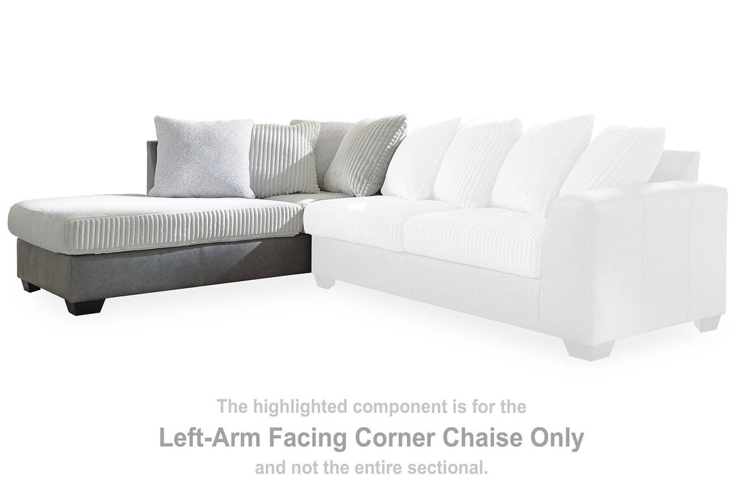 Clairette Court Sectional with Chaise - Premium Sectional from Ashley Furniture - Just $916.97! Shop now at Furniture Wholesale Plus  We are the best furniture store in Nashville, Hendersonville, Goodlettsville, Madison, Antioch, Mount Juliet, Lebanon, Gallatin, Springfield, Murfreesboro, Franklin, Brentwood