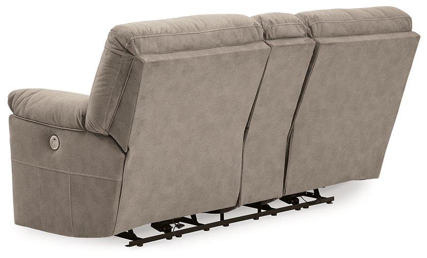 Cavalcade Power Reclining Loveseat with Console - Premium Loveseat from Ashley Furniture - Just $913.66! Shop now at Furniture Wholesale Plus  We are the best furniture store in Nashville, Hendersonville, Goodlettsville, Madison, Antioch, Mount Juliet, Lebanon, Gallatin, Springfield, Murfreesboro, Franklin, Brentwood