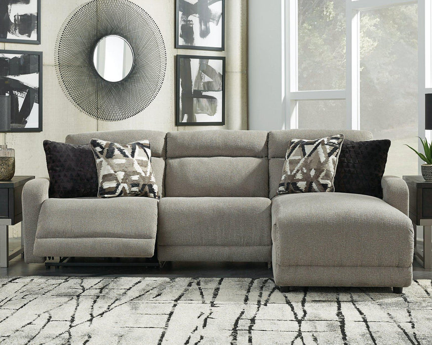 Colleyville Power Reclining Sectional with Chaise - Premium Sectional from Ashley Furniture - Just $1403.62! Shop now at Furniture Wholesale Plus  We are the best furniture store in Nashville, Hendersonville, Goodlettsville, Madison, Antioch, Mount Juliet, Lebanon, Gallatin, Springfield, Murfreesboro, Franklin, Brentwood