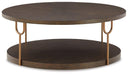 Brazburn Coffee Table - Premium Cocktail Table from Ashley Furniture - Just $226.19! Shop now at Furniture Wholesale Plus  We are the best furniture store in Nashville, Hendersonville, Goodlettsville, Madison, Antioch, Mount Juliet, Lebanon, Gallatin, Springfield, Murfreesboro, Franklin, Brentwood