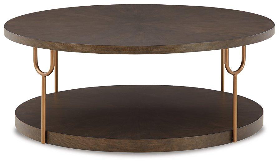 Brazburn Coffee Table - Premium Cocktail Table from Ashley Furniture - Just $226.19! Shop now at Furniture Wholesale Plus  We are the best furniture store in Nashville, Hendersonville, Goodlettsville, Madison, Antioch, Mount Juliet, Lebanon, Gallatin, Springfield, Murfreesboro, Franklin, Brentwood