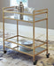 Kailman Bar Cart - Premium Bar Cart from Ashley Furniture - Just $162.64! Shop now at Furniture Wholesale Plus  We are the best furniture store in Nashville, Hendersonville, Goodlettsville, Madison, Antioch, Mount Juliet, Lebanon, Gallatin, Springfield, Murfreesboro, Franklin, Brentwood