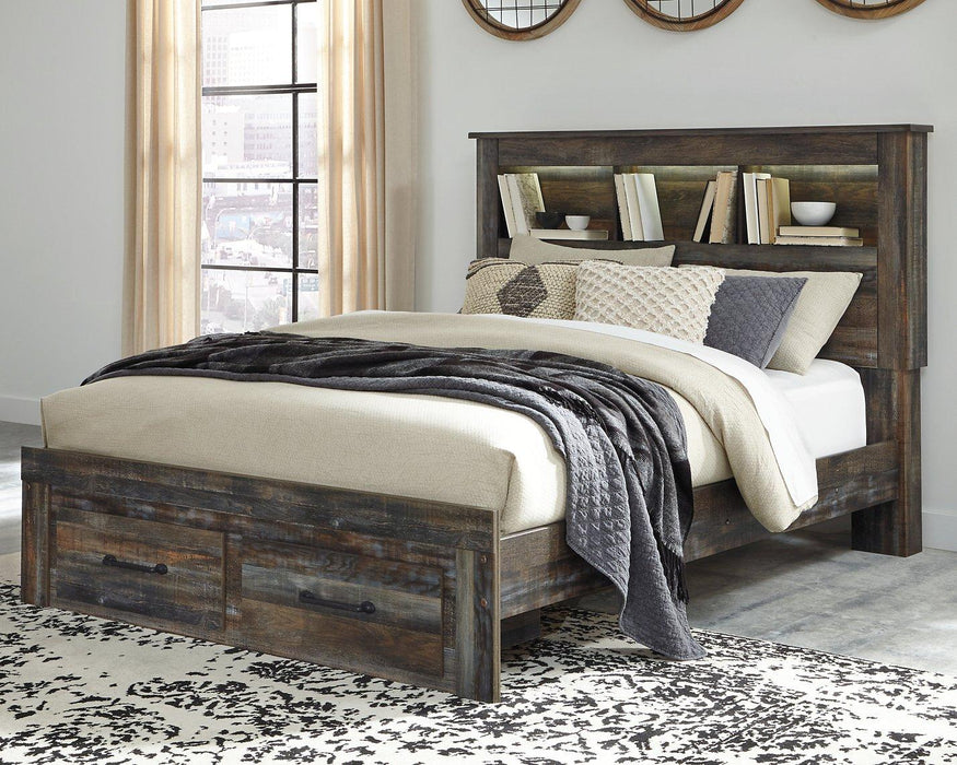 Drystan Bed with 2 Storage Drawers - Premium Bed from Ashley Furniture - Just $466.59! Shop now at Furniture Wholesale Plus  We are the best furniture store in Nashville, Hendersonville, Goodlettsville, Madison, Antioch, Mount Juliet, Lebanon, Gallatin, Springfield, Murfreesboro, Franklin, Brentwood