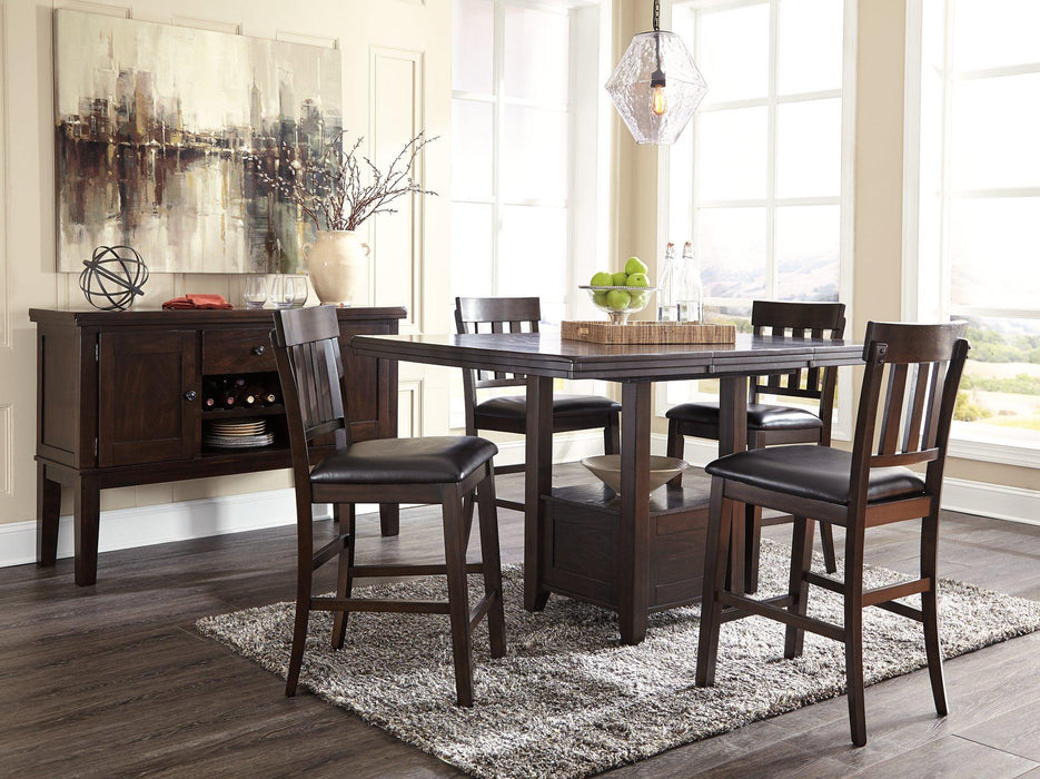 Haddigan Counter Height Dining Extension Table - Premium Counter Height Table from Ashley Furniture - Just $372.06! Shop now at Furniture Wholesale Plus  We are the best furniture store in Nashville, Hendersonville, Goodlettsville, Madison, Antioch, Mount Juliet, Lebanon, Gallatin, Springfield, Murfreesboro, Franklin, Brentwood