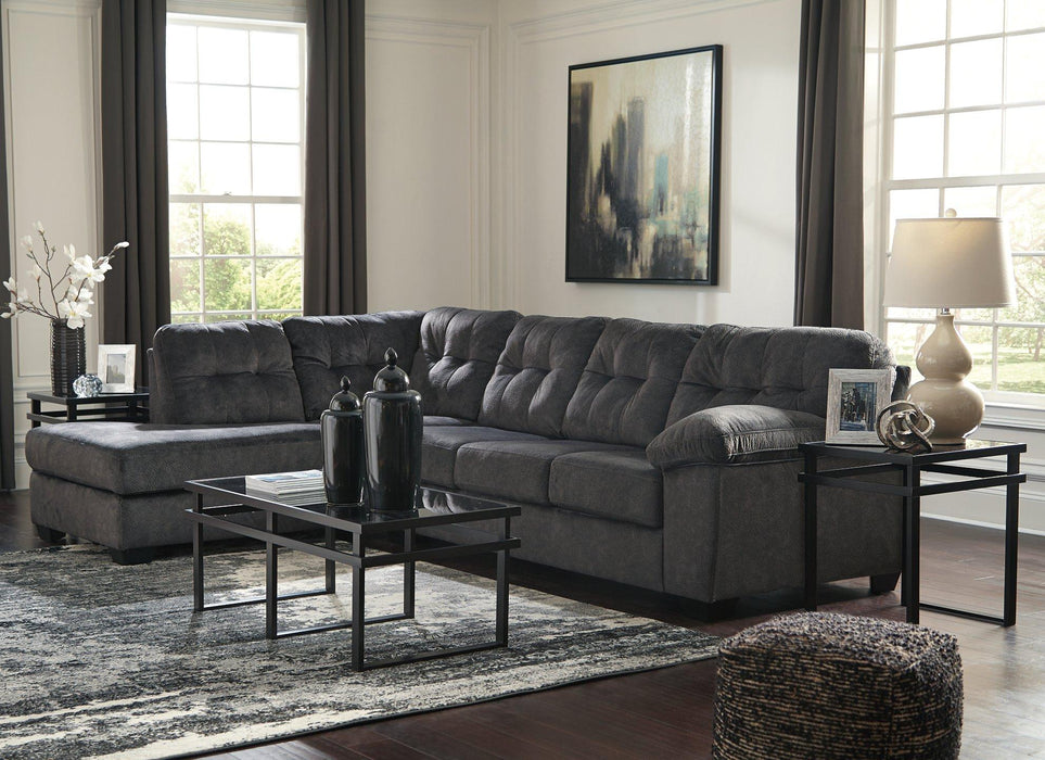 Accrington 2-Piece Sectional with Chaise - Premium Sectional from Ashley Furniture - Just $1206.50! Shop now at Furniture Wholesale Plus  We are the best furniture store in Nashville, Hendersonville, Goodlettsville, Madison, Antioch, Mount Juliet, Lebanon, Gallatin, Springfield, Murfreesboro, Franklin, Brentwood