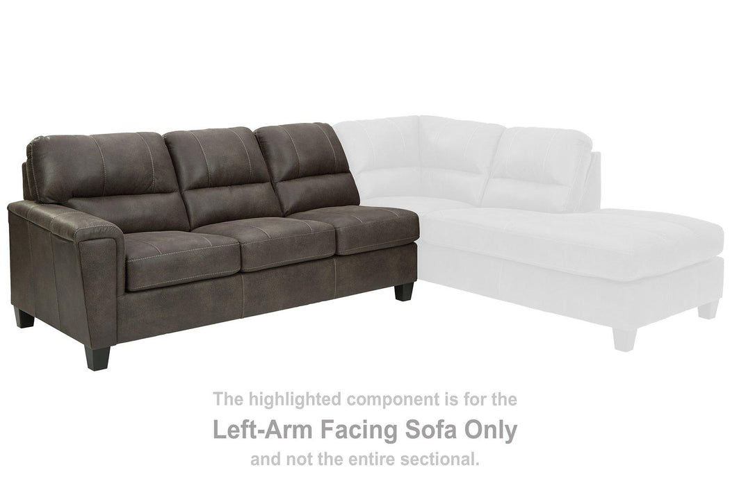 Navi 2-Piece Sectional with Chaise - Premium Sectional from Ashley Furniture - Just $1044.08! Shop now at Furniture Wholesale Plus  We are the best furniture store in Nashville, Hendersonville, Goodlettsville, Madison, Antioch, Mount Juliet, Lebanon, Gallatin, Springfield, Murfreesboro, Franklin, Brentwood