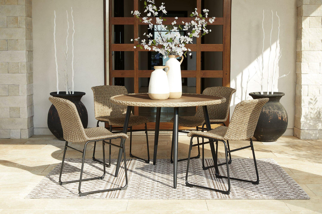 Amaris Outdoor Dining Set - Premium Outdoor Dining Set from Ashley Furniture - Just $446.46! Shop now at Furniture Wholesale Plus  We are the best furniture store in Nashville, Hendersonville, Goodlettsville, Madison, Antioch, Mount Juliet, Lebanon, Gallatin, Springfield, Murfreesboro, Franklin, Brentwood