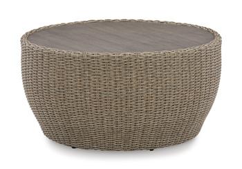 Danson Outdoor Coffee Table - Premium Outdoor Cocktail Table from Ashley Furniture - Just $416.85! Shop now at Furniture Wholesale Plus  We are the best furniture store in Nashville, Hendersonville, Goodlettsville, Madison, Antioch, Mount Juliet, Lebanon, Gallatin, Springfield, Murfreesboro, Franklin, Brentwood