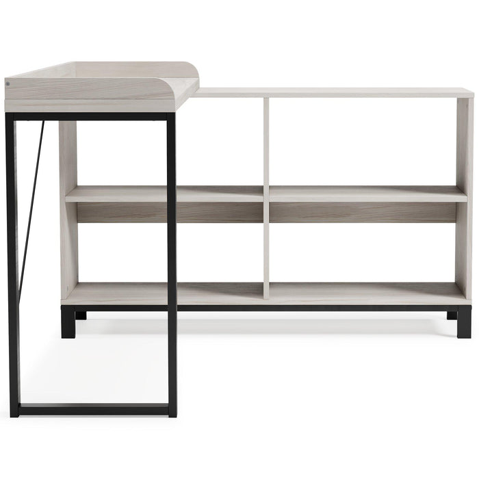 Bayflynn L-Desk - Premium Desk from Ashley Furniture - Just $153.06! Shop now at Furniture Wholesale Plus  We are the best furniture store in Nashville, Hendersonville, Goodlettsville, Madison, Antioch, Mount Juliet, Lebanon, Gallatin, Springfield, Murfreesboro, Franklin, Brentwood