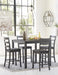 Bridson Counter Height Dining Table and Bar Stools (Set of 5) - Premium Counter Height Table from Ashley Furniture - Just $456.53! Shop now at Furniture Wholesale Plus  We are the best furniture store in Nashville, Hendersonville, Goodlettsville, Madison, Antioch, Mount Juliet, Lebanon, Gallatin, Springfield, Murfreesboro, Franklin, Brentwood