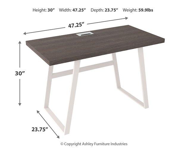 Dorrinson 47" Home Office Desk - Premium Desk from Ashley Furniture - Just $100.10! Shop now at Furniture Wholesale Plus  We are the best furniture store in Nashville, Hendersonville, Goodlettsville, Madison, Antioch, Mount Juliet, Lebanon, Gallatin, Springfield, Murfreesboro, Franklin, Brentwood