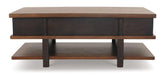 Stanah Coffee Table with Lift Top - Premium Cocktail Table Lift from Ashley Furniture - Just $408.03! Shop now at Furniture Wholesale Plus  We are the best furniture store in Nashville, Hendersonville, Goodlettsville, Madison, Antioch, Mount Juliet, Lebanon, Gallatin, Springfield, Murfreesboro, Franklin, Brentwood