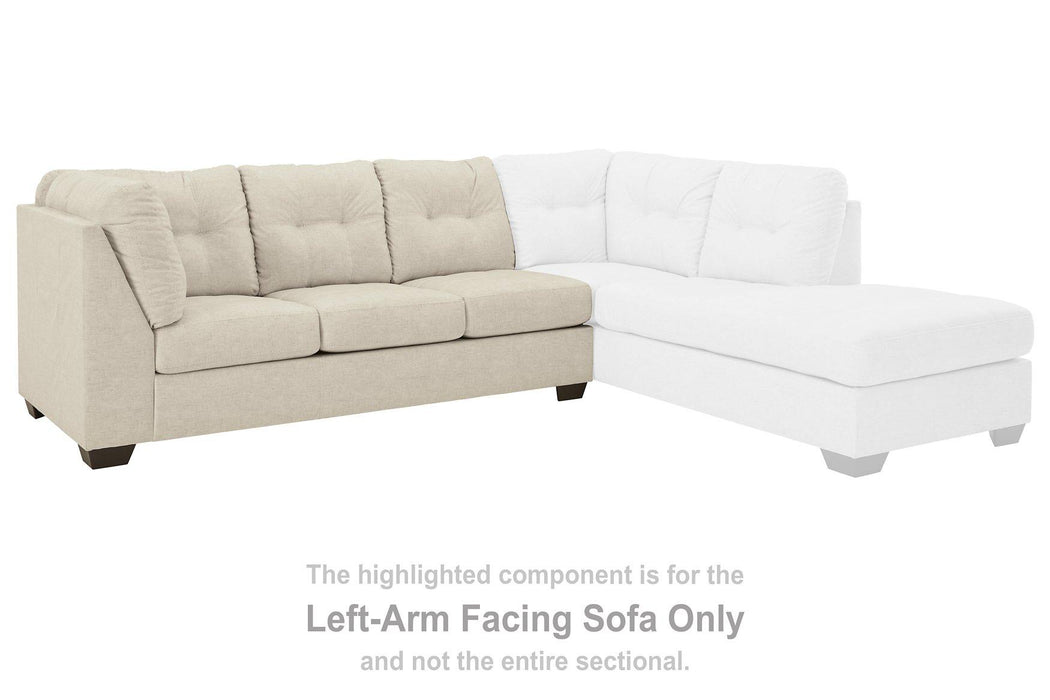 Falkirk 2-Piece Sectional with Chaise - Premium Sectional from Ashley Furniture - Just $1015.83! Shop now at Furniture Wholesale Plus  We are the best furniture store in Nashville, Hendersonville, Goodlettsville, Madison, Antioch, Mount Juliet, Lebanon, Gallatin, Springfield, Murfreesboro, Franklin, Brentwood