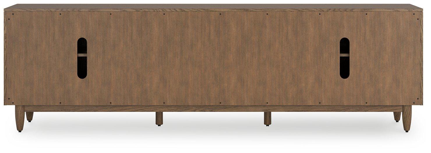 Roanhowe 85" TV Stand - Premium TV Stand from Ashley Furniture - Just $663.66! Shop now at Furniture Wholesale Plus  We are the best furniture store in Nashville, Hendersonville, Goodlettsville, Madison, Antioch, Mount Juliet, Lebanon, Gallatin, Springfield, Murfreesboro, Franklin, Brentwood