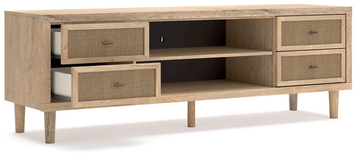 Cielden 62" TV Stand - Premium Entertainment Center from Ashley Furniture - Just $404.24! Shop now at Furniture Wholesale Plus  We are the best furniture store in Nashville, Hendersonville, Goodlettsville, Madison, Antioch, Mount Juliet, Lebanon, Gallatin, Springfield, Murfreesboro, Franklin, Brentwood