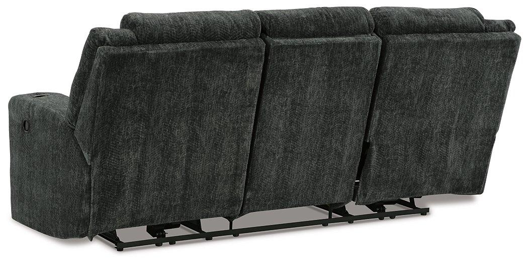 Martinglenn Reclining Sofa with Drop Down Table - Premium Sofa from Ashley Furniture - Just $1000.64! Shop now at Furniture Wholesale Plus  We are the best furniture store in Nashville, Hendersonville, Goodlettsville, Madison, Antioch, Mount Juliet, Lebanon, Gallatin, Springfield, Murfreesboro, Franklin, Brentwood