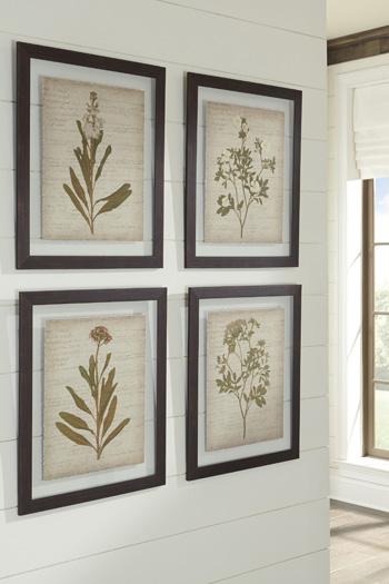 Dyani Wall Art (Set of 4) - Premium Wall Art from Ashley Furniture - Just $146.86! Shop now at Furniture Wholesale Plus  We are the best furniture store in Nashville, Hendersonville, Goodlettsville, Madison, Antioch, Mount Juliet, Lebanon, Gallatin, Springfield, Murfreesboro, Franklin, Brentwood