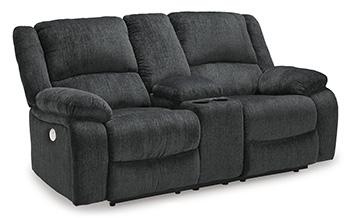 Draycoll Power Reclining Loveseat with Console - Premium Loveseat from Ashley Furniture - Just $897.77! Shop now at Furniture Wholesale Plus  We are the best furniture store in Nashville, Hendersonville, Goodlettsville, Madison, Antioch, Mount Juliet, Lebanon, Gallatin, Springfield, Murfreesboro, Franklin, Brentwood