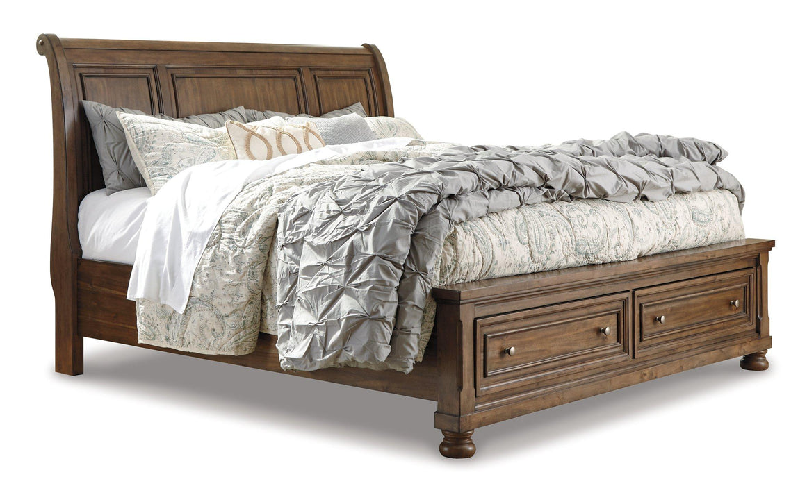 Flynnter Bed with 2 Storage Drawers - Premium Bed from Ashley Furniture - Just $993.50! Shop now at Furniture Wholesale Plus  We are the best furniture store in Nashville, Hendersonville, Goodlettsville, Madison, Antioch, Mount Juliet, Lebanon, Gallatin, Springfield, Murfreesboro, Franklin, Brentwood