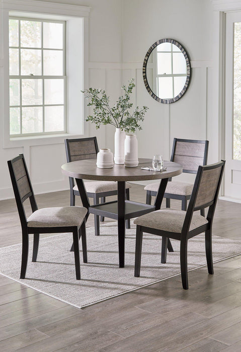 Corloda Dining Table and 4 Chairs (Set of 5) - Premium Dining Table from Ashley Furniture - Just $518.86! Shop now at Furniture Wholesale Plus  We are the best furniture store in Nashville, Hendersonville, Goodlettsville, Madison, Antioch, Mount Juliet, Lebanon, Gallatin, Springfield, Murfreesboro, Franklin, Brentwood