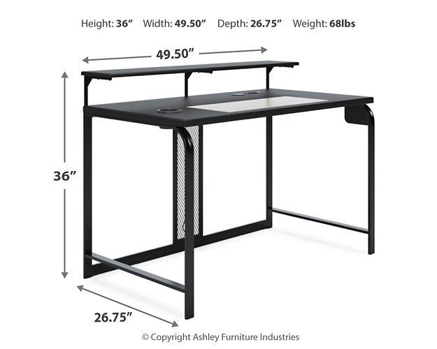 Lynxtyn 48" Home Office Desk - Premium Desk from Ashley Furniture - Just $349.02! Shop now at Furniture Wholesale Plus  We are the best furniture store in Nashville, Hendersonville, Goodlettsville, Madison, Antioch, Mount Juliet, Lebanon, Gallatin, Springfield, Murfreesboro, Franklin, Brentwood