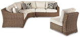 Beachcroft Outdoor Seating Set - Premium Outdoor Seating from Ashley Furniture - Just $2575.03! Shop now at Furniture Wholesale Plus  We are the best furniture store in Nashville, Hendersonville, Goodlettsville, Madison, Antioch, Mount Juliet, Lebanon, Gallatin, Springfield, Murfreesboro, Franklin, Brentwood