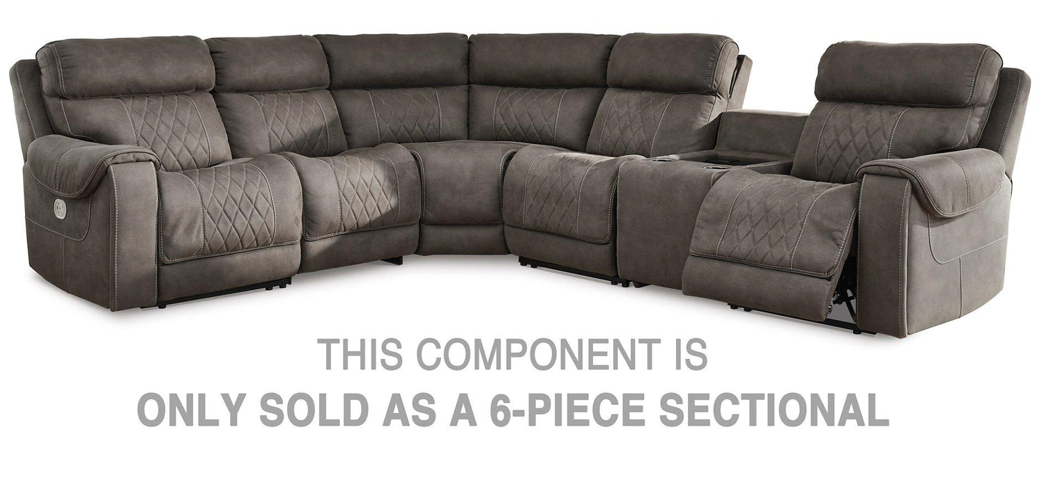 Hoopster 6-Piece Power Reclining Sectional - Premium Sectional from Ashley Furniture - Just $2945.76! Shop now at Furniture Wholesale Plus  We are the best furniture store in Nashville, Hendersonville, Goodlettsville, Madison, Antioch, Mount Juliet, Lebanon, Gallatin, Springfield, Murfreesboro, Franklin, Brentwood