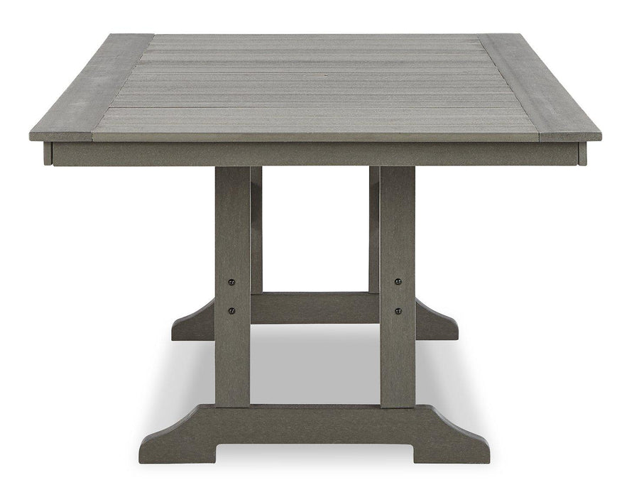 Visola Outdoor Dining Table with 4 Chairs - Premium Outdoor Seating Set from Ashley Furniture - Just $1918.59! Shop now at Furniture Wholesale Plus  We are the best furniture store in Nashville, Hendersonville, Goodlettsville, Madison, Antioch, Mount Juliet, Lebanon, Gallatin, Springfield, Murfreesboro, Franklin, Brentwood