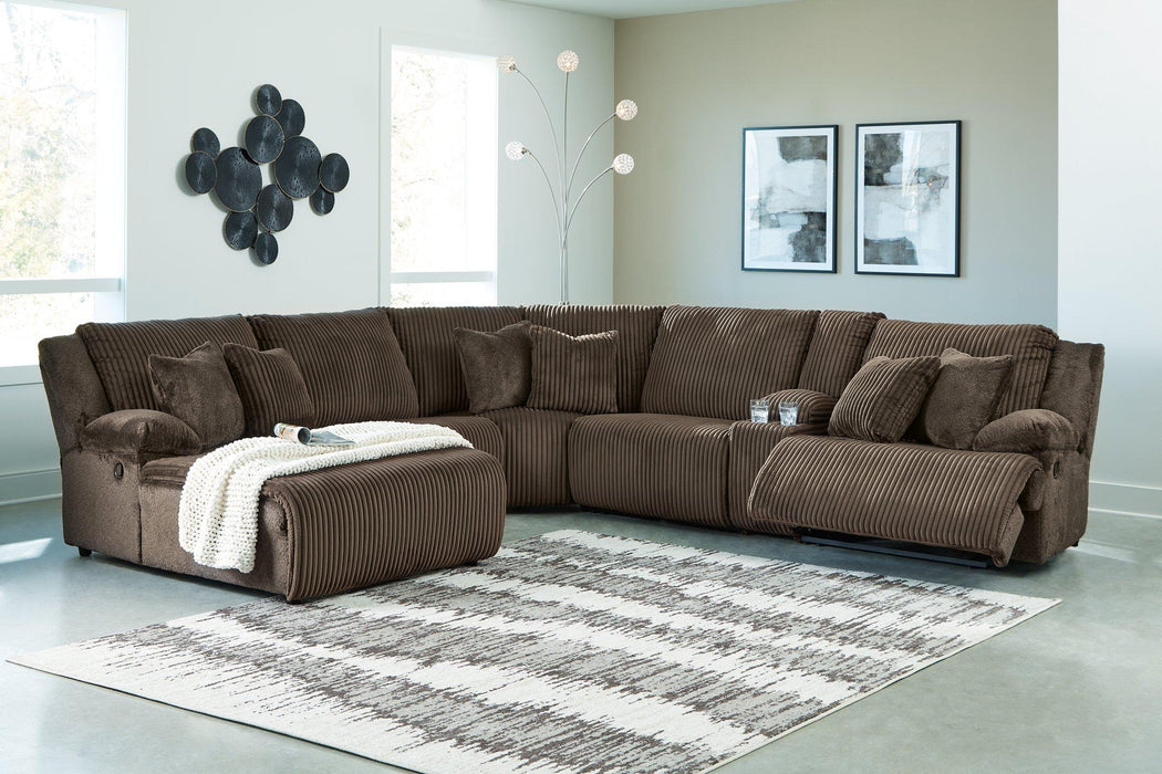 Top Tier Reclining Sectional with Chaise - Premium Sectional from Ashley Furniture - Just $2469.58! Shop now at Furniture Wholesale Plus  We are the best furniture store in Nashville, Hendersonville, Goodlettsville, Madison, Antioch, Mount Juliet, Lebanon, Gallatin, Springfield, Murfreesboro, Franklin, Brentwood