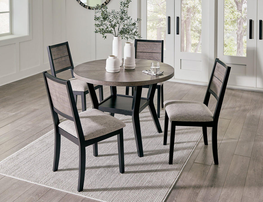 Corloda Dining Table and 4 Chairs (Set of 5) - Premium Dining Table from Ashley Furniture - Just $518.86! Shop now at Furniture Wholesale Plus  We are the best furniture store in Nashville, Hendersonville, Goodlettsville, Madison, Antioch, Mount Juliet, Lebanon, Gallatin, Springfield, Murfreesboro, Franklin, Brentwood