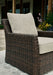 Brook Ranch Outdoor Lounge Chair with Cushion - Premium Outdoor Seating from Ashley Furniture - Just $440.06! Shop now at Furniture Wholesale Plus  We are the best furniture store in Nashville, Hendersonville, Goodlettsville, Madison, Antioch, Mount Juliet, Lebanon, Gallatin, Springfield, Murfreesboro, Franklin, Brentwood