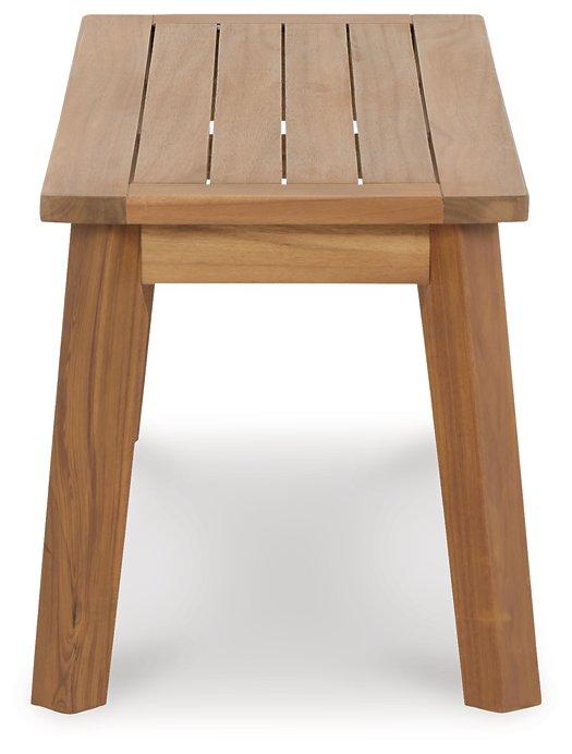 Janiyah Outdoor Dining Bench - Premium Outdoor Dining Bench from Ashley Furniture - Just $124.69! Shop now at Furniture Wholesale Plus  We are the best furniture store in Nashville, Hendersonville, Goodlettsville, Madison, Antioch, Mount Juliet, Lebanon, Gallatin, Springfield, Murfreesboro, Franklin, Brentwood