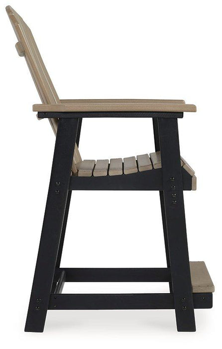 Fairen Trail Outdoor Counter Height Bar Stool (Set of 2) - Premium Outdoor Counter Barstool from Ashley Furniture - Just $953.26! Shop now at Furniture Wholesale Plus  We are the best furniture store in Nashville, Hendersonville, Goodlettsville, Madison, Antioch, Mount Juliet, Lebanon, Gallatin, Springfield, Murfreesboro, Franklin, Brentwood