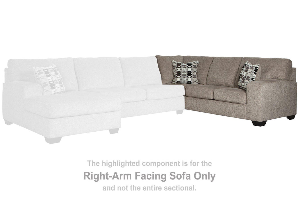 Ballinasloe 3-Piece Sectional with Chaise - Premium Sectional from Ashley Furniture - Just $1370.97! Shop now at Furniture Wholesale Plus  We are the best furniture store in Nashville, Hendersonville, Goodlettsville, Madison, Antioch, Mount Juliet, Lebanon, Gallatin, Springfield, Murfreesboro, Franklin, Brentwood