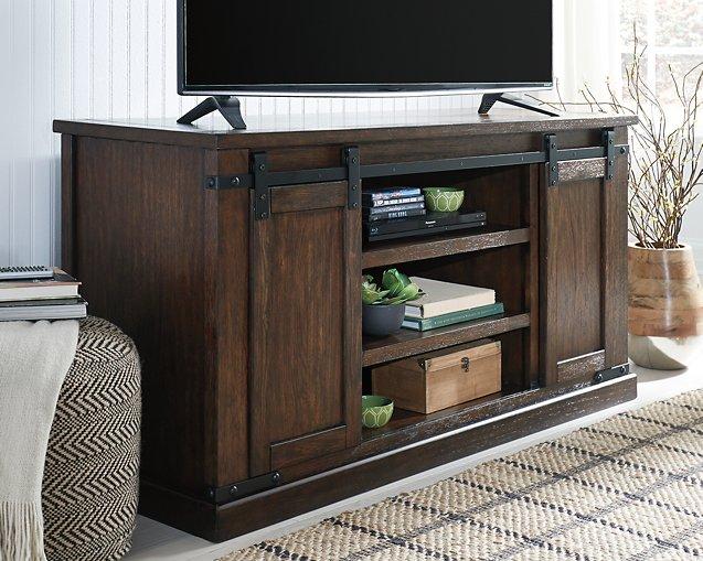 Budmore 60" TV Stand - Premium TV Stand from Ashley Furniture - Just $559.09! Shop now at Furniture Wholesale Plus  We are the best furniture store in Nashville, Hendersonville, Goodlettsville, Madison, Antioch, Mount Juliet, Lebanon, Gallatin, Springfield, Murfreesboro, Franklin, Brentwood