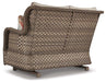 Clear Ridge Glider Loveseat with Cushion - Premium Outdoor Seating from Ashley Furniture - Just $652.38! Shop now at Furniture Wholesale Plus  We are the best furniture store in Nashville, Hendersonville, Goodlettsville, Madison, Antioch, Mount Juliet, Lebanon, Gallatin, Springfield, Murfreesboro, Franklin, Brentwood