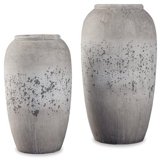 Dimitra Vase (Set of 2) - Premium Vase from Ashley Furniture - Just $79.66! Shop now at Furniture Wholesale Plus  We are the best furniture store in Nashville, Hendersonville, Goodlettsville, Madison, Antioch, Mount Juliet, Lebanon, Gallatin, Springfield, Murfreesboro, Franklin, Brentwood