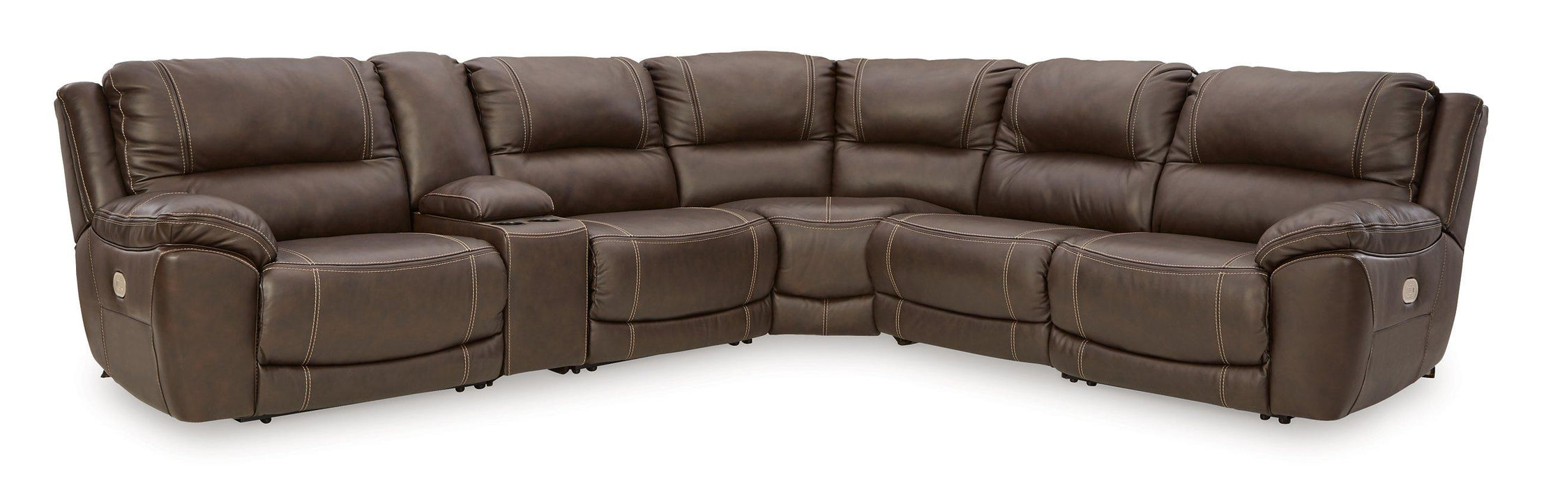 Dunleith 6-Piece Sectional w/ Recliner - Premium Living Room Set from Ashley Furniture - Just $4215.56! Shop now at Furniture Wholesale Plus  We are the best furniture store in Nashville, Hendersonville, Goodlettsville, Madison, Antioch, Mount Juliet, Lebanon, Gallatin, Springfield, Murfreesboro, Franklin, Brentwood