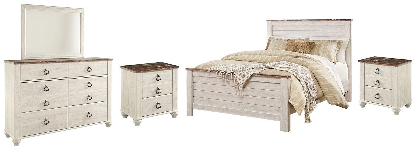 Willowton Bedroom Set - Premium Bedroom Set from Ashley Furniture - Just $478.66! Shop now at Furniture Wholesale Plus  We are the best furniture store in Nashville, Hendersonville, Goodlettsville, Madison, Antioch, Mount Juliet, Lebanon, Gallatin, Springfield, Murfreesboro, Franklin, Brentwood