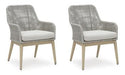 Seton Creek Outdoor Dining Arm Chair (Set of 2) - Premium Outdoor Dining Chair from Ashley Furniture - Just $559.09! Shop now at Furniture Wholesale Plus  We are the best furniture store in Nashville, Hendersonville, Goodlettsville, Madison, Antioch, Mount Juliet, Lebanon, Gallatin, Springfield, Murfreesboro, Franklin, Brentwood